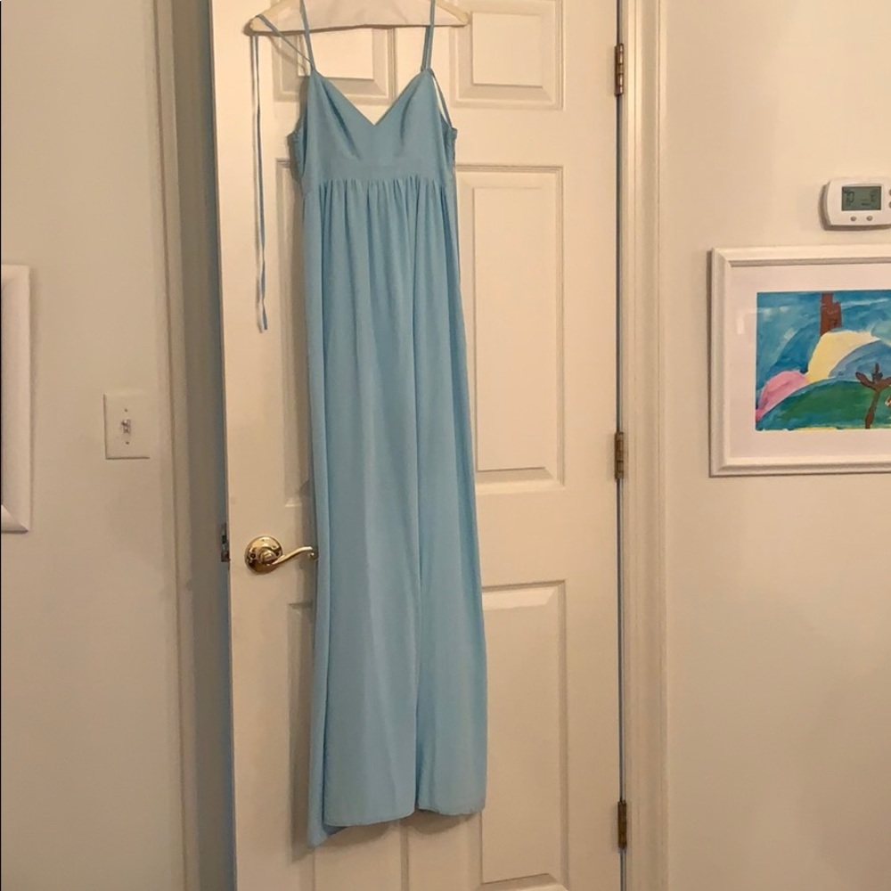 light blue maxi dress/gown